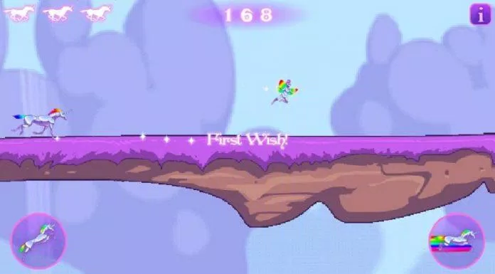 Game Robot Unicorn Attack chơi trên điện thoại (Ảnh: Internet).