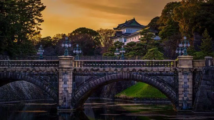 Khung cảnh bên trong hoàng cung Tokyo (Nguồn: Internet).