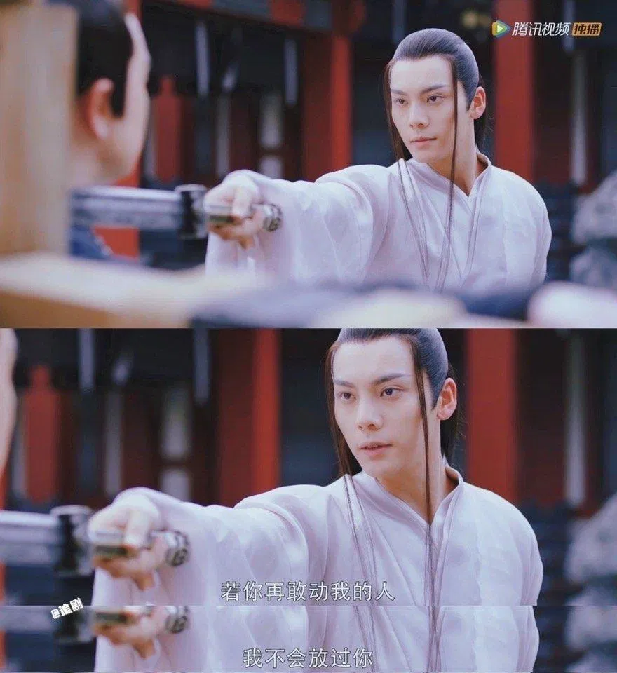 Tạo hình của Trần Vỹ Đình trong Hộc Châu Phu Nhân khiến khán giả la ó vì xấu. (Ảnh: Internet)