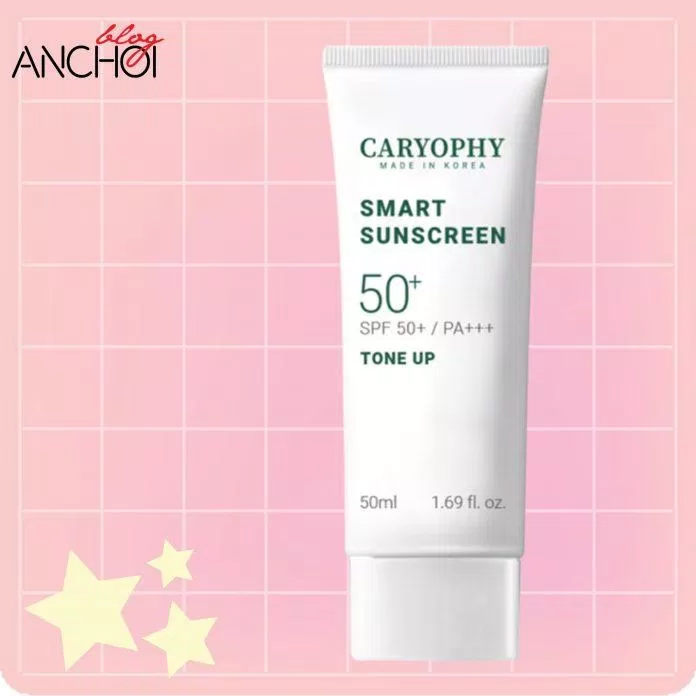 Kem chống nắng Caryophy Smart Sunscreen Tone Up hiệu chỉnh sắc tố da tự nhiên cho mọi làn da ( Nguồn: BlogAnChoi)