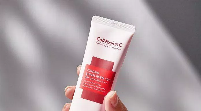 Kem chống nắng Cell Fusion C Toning Sunscreen với thiết kế tone up cho da tự nhiên căng bóng ( Nguồn: internet)