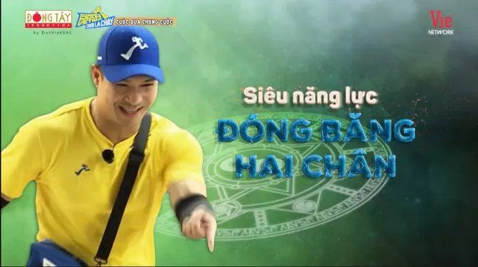 Siêu năng lực đóng băng 2 chân của Trương Thế Vinh. (Ảnh: Internet). Siêu năng lực đóng băng 2 chân của Trương Thế Vinh. (Ảnh: Internet).
