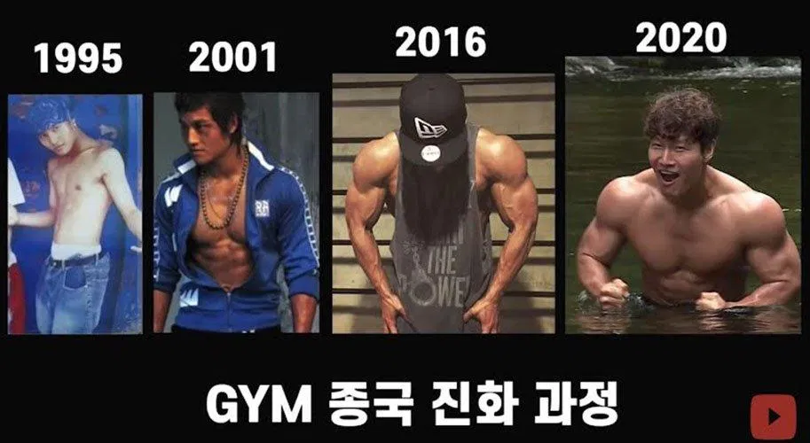 Bằng chứng về sự thay đổi cơ thể do chính nam VĐV đưa ra. (Ảnh: Internet).