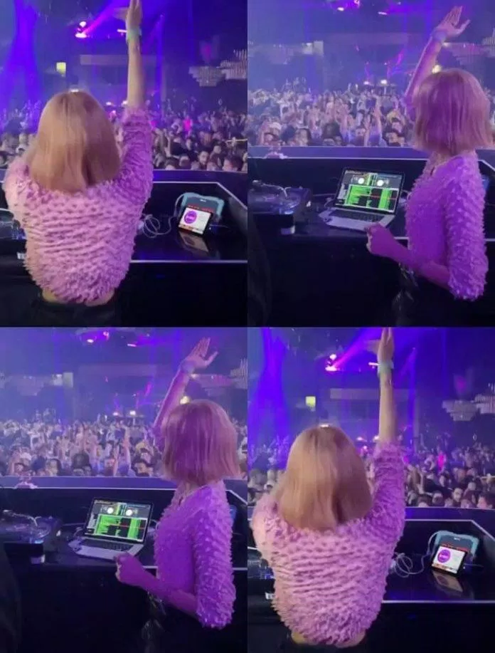 Lisa "quẩy cực sung" cùng DJ Snake tại Nightclub (Nguồn: Internet)