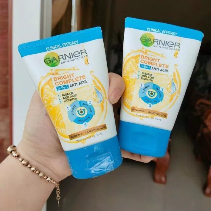 79 Review sữa rửa mặt Garnier Bright Complete 3in1 Foam Anti Acne: trị mụn, dưỡng sáng da mới nhất 8 Sản phẩm rất phù hợp với làn da dầu mụn (Nguồn: Internet)