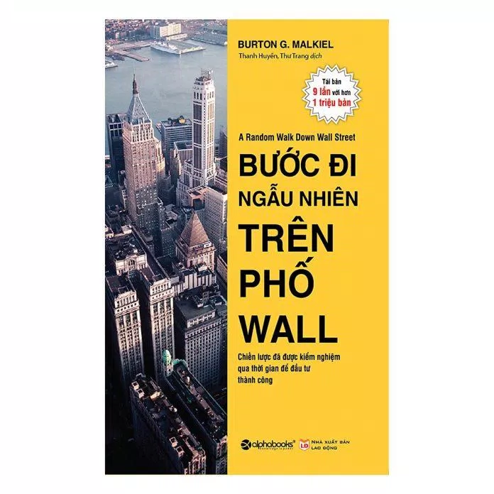 Bìa cuốn sách Bước đi ngẫu nhiên trên phố Wall. (ảnh: Internet)