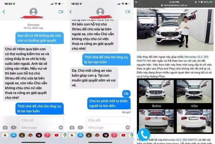 Bằng chứng tố cáo hành vi gây tai nạn của Ưng Hoàng Phúc (Nguồn: Internet) Bằng chứng tố cáo hành vi gây tai nạn của Ưng Hoàng Phúc (Nguồn: Internet)