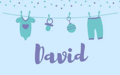 David có nghĩa là "được yêu thương" (Ảnh: Internet) David có nghĩa là "được yêu thương" (Ảnh: Internet)