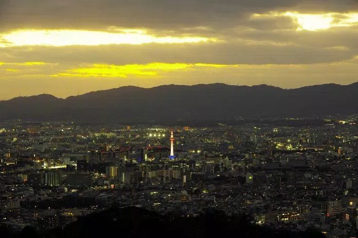 Thành phố Kyoto về đêm (Nguồn: Internet).