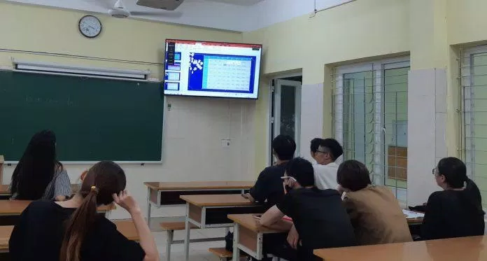 Không gian phòng học tại trung tâm Hoa Văn ( Nguồn: Internet )