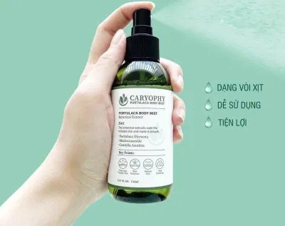 Xịt mụn lưng Caryophy Portulaca Body Mist giảm mụn chỉ sau 1 tháng (nguồn: Internet).
