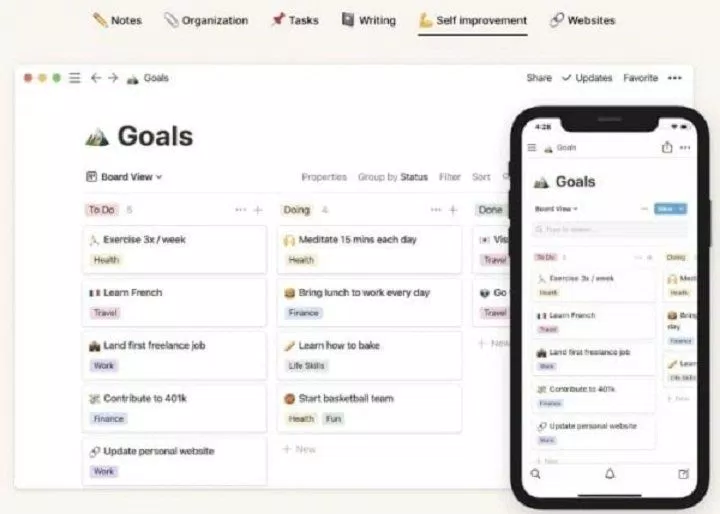 Ứng dụng Notion: All-in-one Workspace (Ảnh: Internet). Ứng dụng Notion: All-in-one Workspace (Ảnh: Internet).