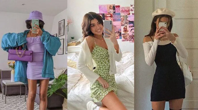 Váy hai dây - item giúp bạn quyến rũ trong mọi outfit ( Nguồn: Pinterest) Váy hai dây - item giúp bạn quyến rũ trong mọi outfit ( Nguồn: Pinterest)