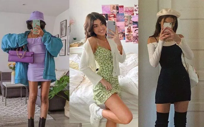 Váy hai dây - món đồ giúp bạn trông quyến rũ trong bất kỳ trang phục nào (Nguồn: Pinterest)