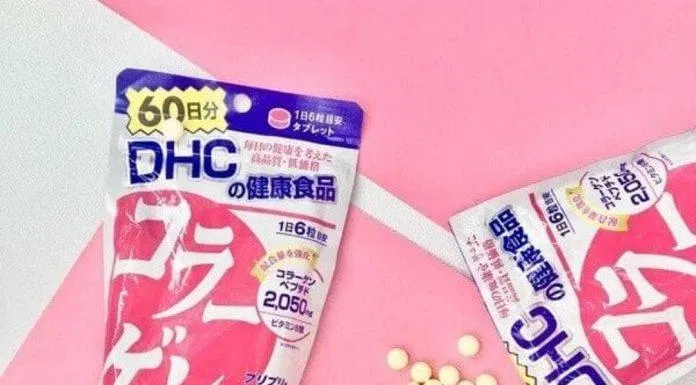 Viên uống đẹp da, chống lão hóa DHC Collagen (Ảnh: Internet).