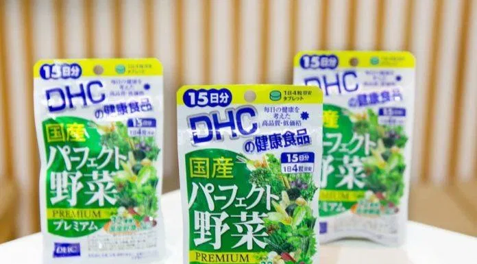Viên uống đẹp da, giảm nóng trong DHC Perfect Vegetable (Ảnh: Internet).