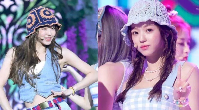 Yooa (Oh my girl) trong chiếc nón len độc đáo (Ảnh: Internet)