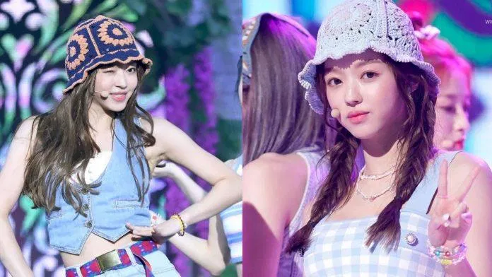 Yooa (Oh my girl) trong chiếc nón len độc đáo (Ảnh: Internet)