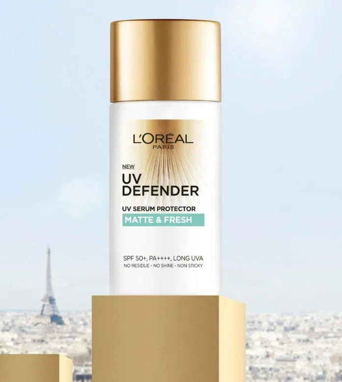 Kem chống nắng kiểm soát dầu L’Oreal UV Defender Serum Protector Matte & Fresh (Ảnh: Internet).