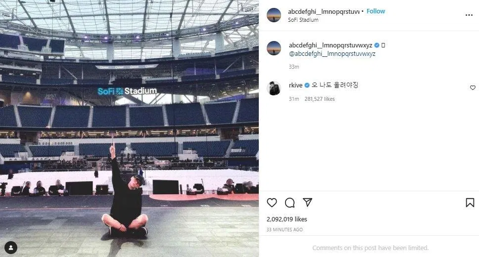 Tài khoản Instagram của Jungkook (Ảnh: Internet). Tài khoản Instagram của Jungkook (Ảnh: Internet).