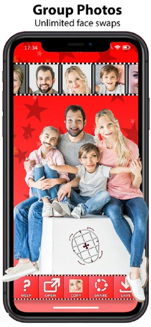 Ứng dụng Face Swap Booth trên điện thoại (Ảnh: Internet). Ứng dụng Face Swap Booth trên điện thoại (Ảnh: Internet).