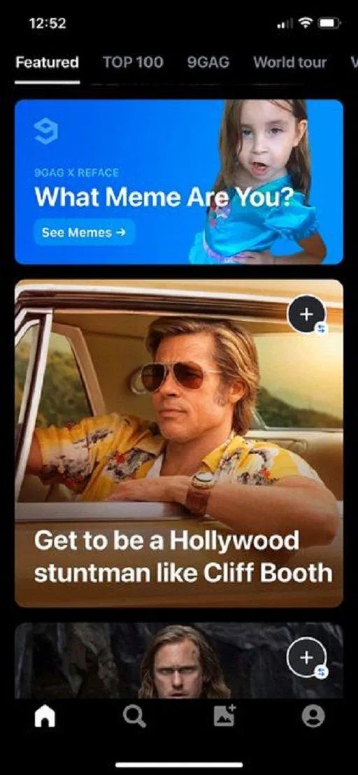 Ứng dụng Reface trên điện thoại (Ảnh: Internet). Ứng dụng Reface trên điện thoại (Ảnh: Internet).