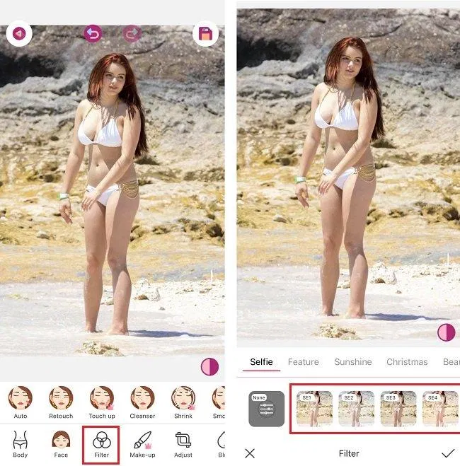 Ứng dụng Perfect Me trên điện thoại (Ảnh: Internet). Ứng dụng Perfect Me trên điện thoại (Ảnh: Internet).