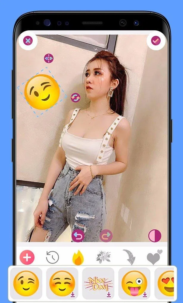 Ứng dụng Perfect Me trên điện thoại (Ảnh: Internet). Ứng dụng Perfect Me trên điện thoại (Ảnh: Internet).