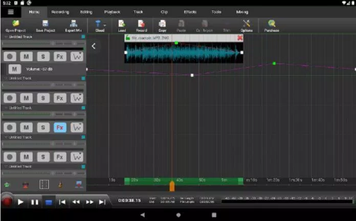 Ứng dụng MixPad Multitrack Mixer trên điện thoại (Ảnh: Internet). Ứng dụng MixPad Multitrack Mixer trên điện thoại (Ảnh: Internet).