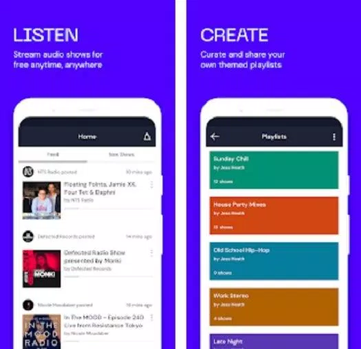 Ứng dụng Mixcloud trên điện thoại (Ảnh: Internet). Ứng dụng Mixcloud trên điện thoại (Ảnh: Internet).
