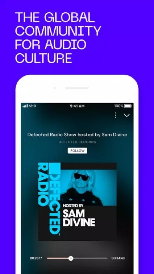 Ứng dụng Mixcloud trên điện thoại (Ảnh: Internet). Ứng dụng Mixcloud trên điện thoại (Ảnh: Internet).