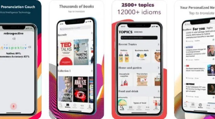 App Moress tự học tiếng Anh trên điện thoại (Ảnh: Internet). App Moress tự học tiếng Anh trên điện thoại (Ảnh: Internet).