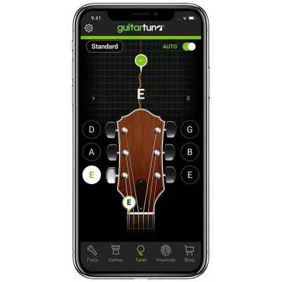 Ứng dụng GuitarTuna trên điện thoại (Ảnh: Internet). Ứng dụng GuitarTuna trên điện thoại (Ảnh: Internet).