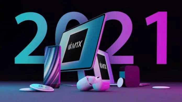 Các sản phẩm của Apple trong năm 2021 (Ảnh: Internet).
