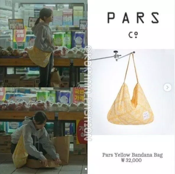 Pars Bandana Bag được ưa chuộng lần 2 - ảnh @kdrama_fashion