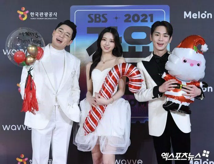 Boom, Key và Yuna trong vị trí host của sự kiện - Ảnh: Internet Boom, Key và Yuna trong vị trí host của sự kiện - Ảnh: Internet