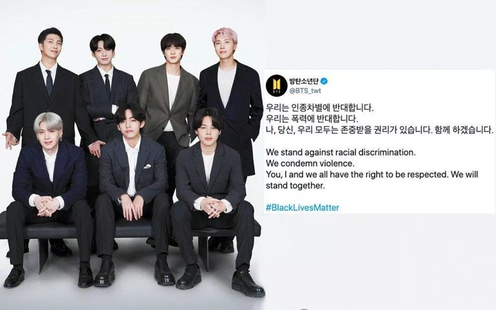 BTS ủng hộ Black Lives Matter. (Nguồn: Internet)