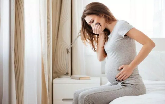 Buồn nôn khi mang thai là hiện tượng rất thường gặp (Ảnh: Internet).