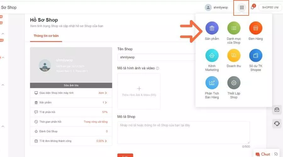 Các bước đăng bài sản phẩm lên cửa hàng Shopee (Nguồn: BlogAnChoi). Các bước đăng bài sản phẩm lên cửa hàng Shopee (Nguồn: BlogAnChoi).