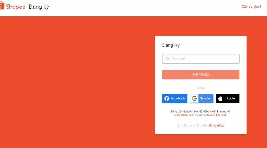 Nhập số điện thoại để nhận mã xác minh đăng ký tài khoản Shopee (Nguồn: BlogAnChoi). Nhập số điện thoại để nhận mã xác minh đăng ký tài khoản Shopee (Nguồn: BlogAnChoi).