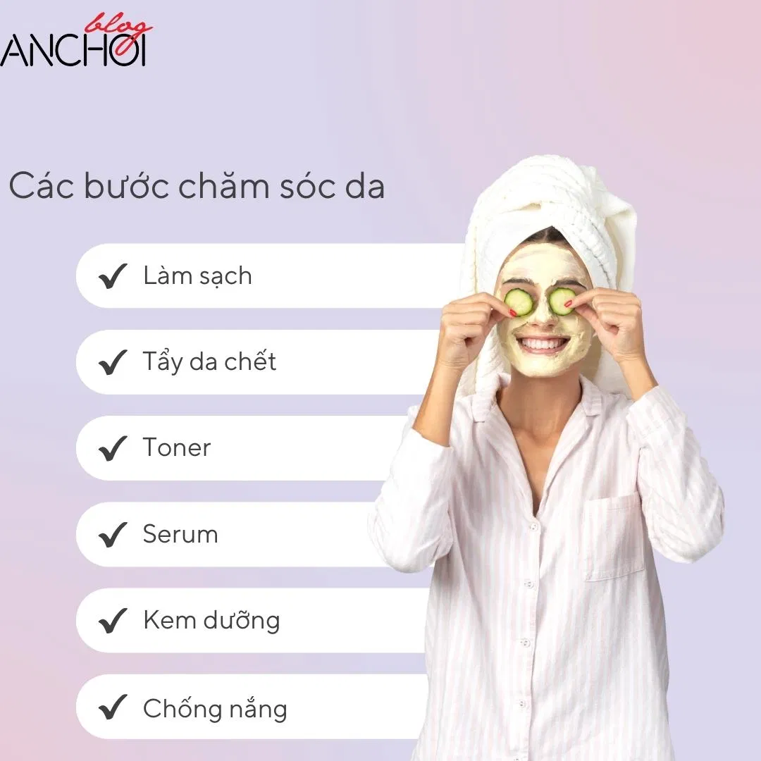 Quy trình dưỡng da trắng sáng mịn màng dành cho mọi cô nàng (Nguồn:BlogAnChoi)