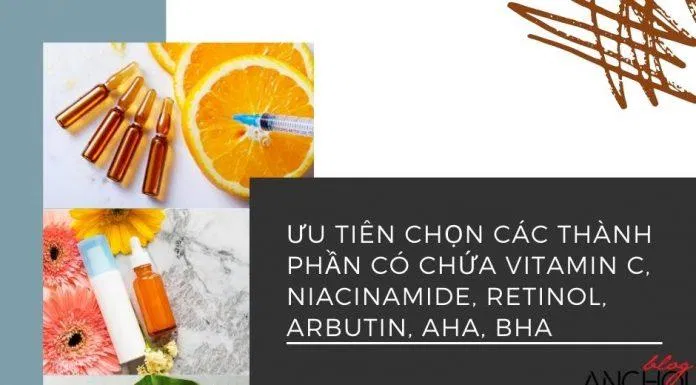 Nên ưu tiên chọn các thành phần có công dụng dưỡng trắng da để tăng hiệu quả rõ rệt và nhanh chóng trên da ( Nguồn: BlogAnChoi)