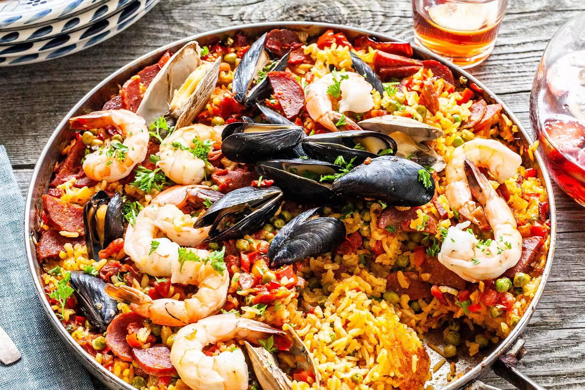 Món paella hải sản của Tây Ban Nha (Nguồn: Internet)