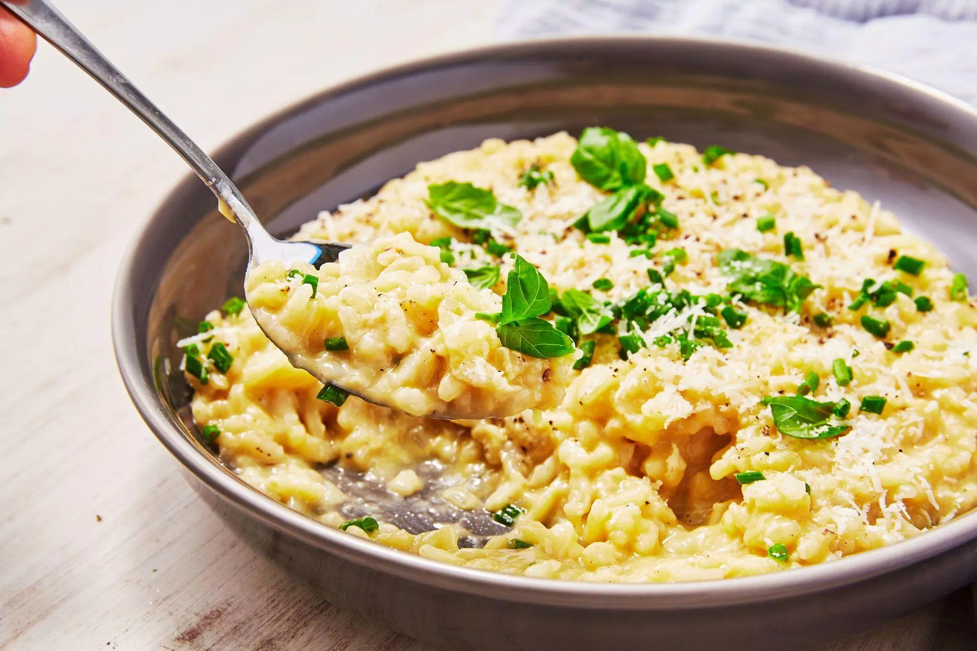 Risotto là món cơm vô cùng độc lạ của Ý (Nguồn: Internet)