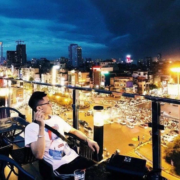 Khung cảnh quán từ trên cao (Ảnh: Internet)
