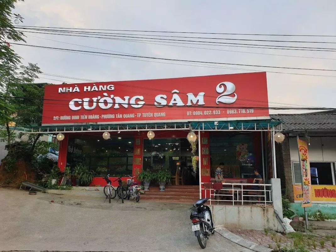 Không gian bên ngoài nhà hàng. (Ảnh: Internet)