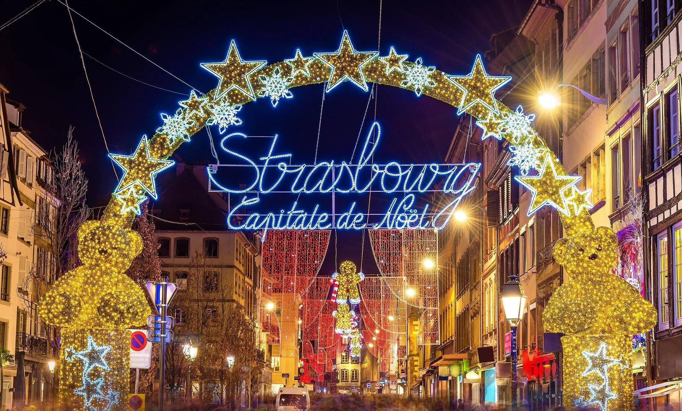 Chợ Giáng Sinh Strasbourg (Pháp) (Ảnh: Internet). Chợ Giáng Sinh Strasbourg (Pháp) (Ảnh: Internet).