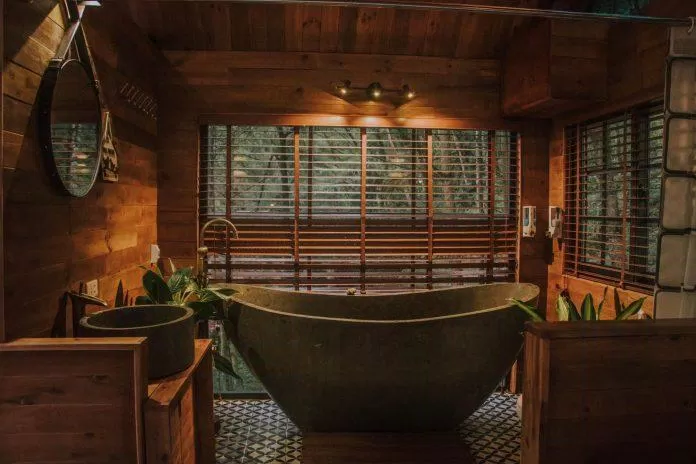 Căn phòng có bồn tắm siêu đẹp - Ảnh: Internet