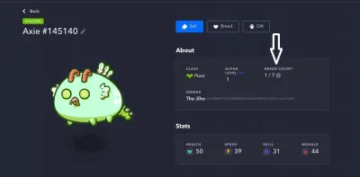 Số lần sinh sản ảnh hưởng đến giá cả Axie (Ảnh: Internet). Số lần sinh sản ảnh hưởng đến giá cả Axie (Ảnh: Internet).