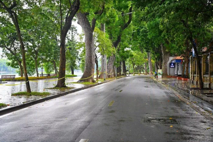 Khu vực Hồ Hoàn Kiếm vào tháng 8/2021 (Ảnh: Internet) Khu vực Hồ Hoàn Kiếm vào tháng 8/2021 (Ảnh: Internet)
